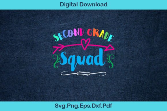 2nd Grade Teacher T-Shirt Graphics