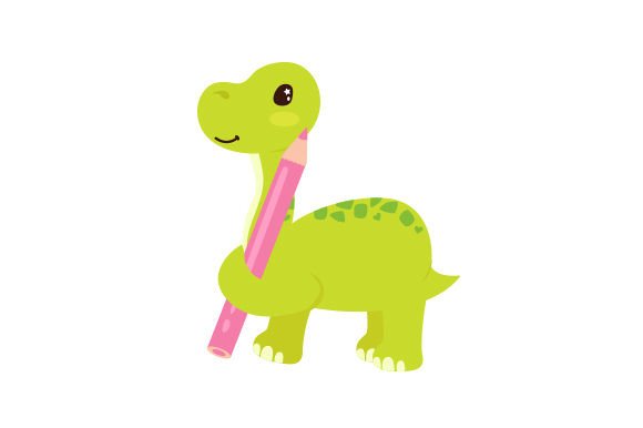 Baby Dinosaur with Pencil Crafts for School Amp