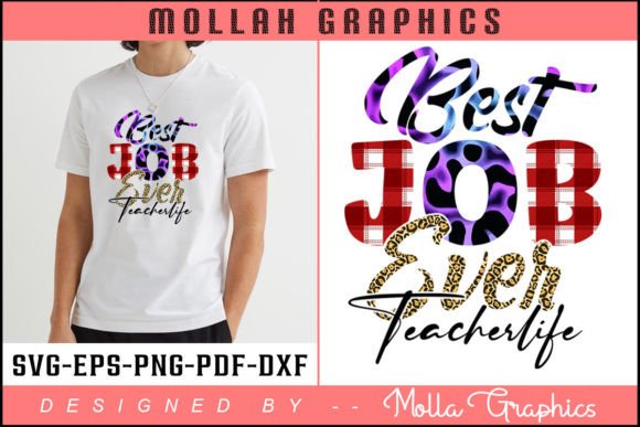 Best Job Ever Teacher Sublimation Design