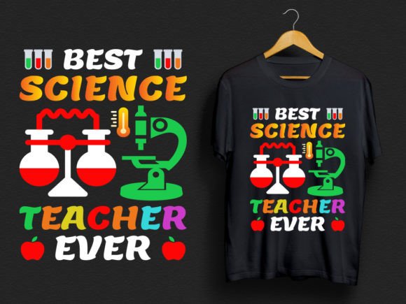 Christmas Science Teacher T-Shirt Graphics