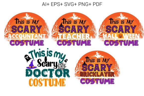 Halloween. This is My Scary Costume Graphics