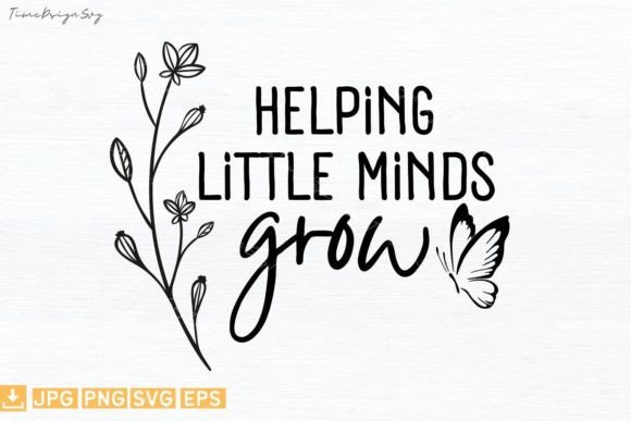 Helping Little Minds Grow Graphics