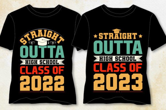High School Class of T-Shirt Design: A Versatile Graphic for Branding and Marketing