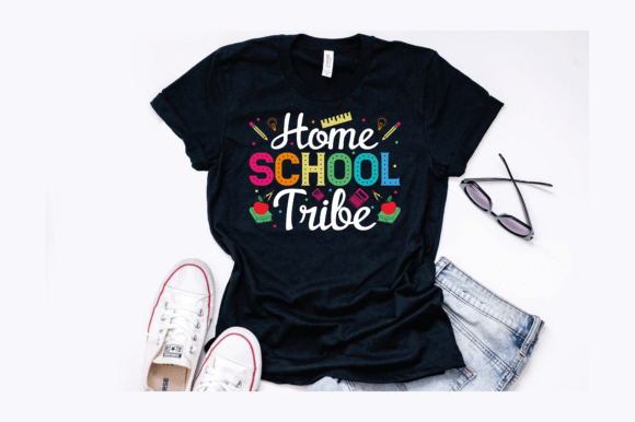 Home School Tribe Teacher Design Graphics