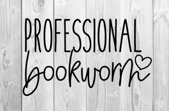 Professional Bookworm SVG: Graphics for T-Shirt Designs