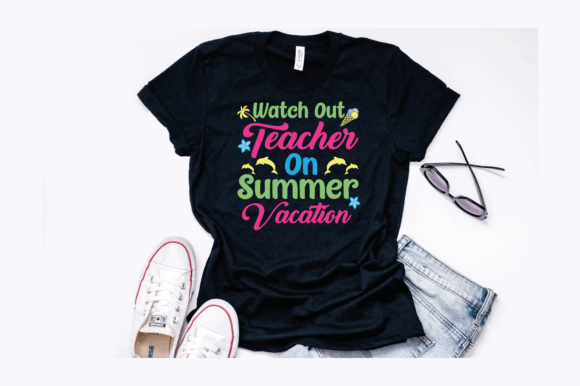 Summer Vacation School Teacher Design Graphics