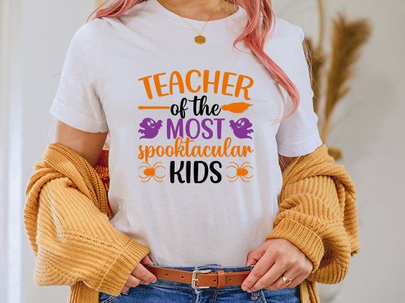 Teacher of the Most Halloween T-Shirt Design Graphics